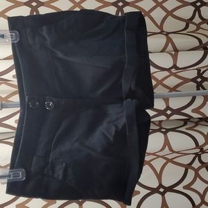 Double button, Black dress shorts Size 3